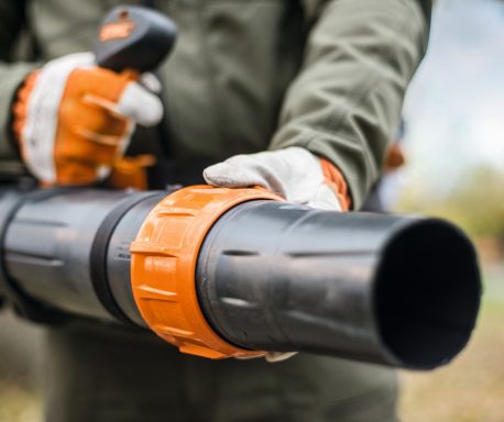 Stihl BGA 300 - Szybka regulacja długości dyszy
